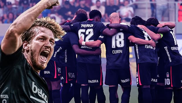 Beşiktaş, Çekya'da yazdırdı! Avrupa kupalarındaki 100. zafer Semih Kılıçsoy'un golüyle geldi