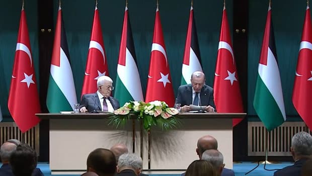 Erdoğan'dan Abbas'la ortak açıklama: Türkiye-Filistin hattında kritik mesajlar