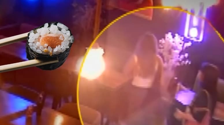 Suşi yemeye gitti, kabusu yaşadı: İki kat aşağı düşen müşterinin vücudunda ağır yanıklar oluştu