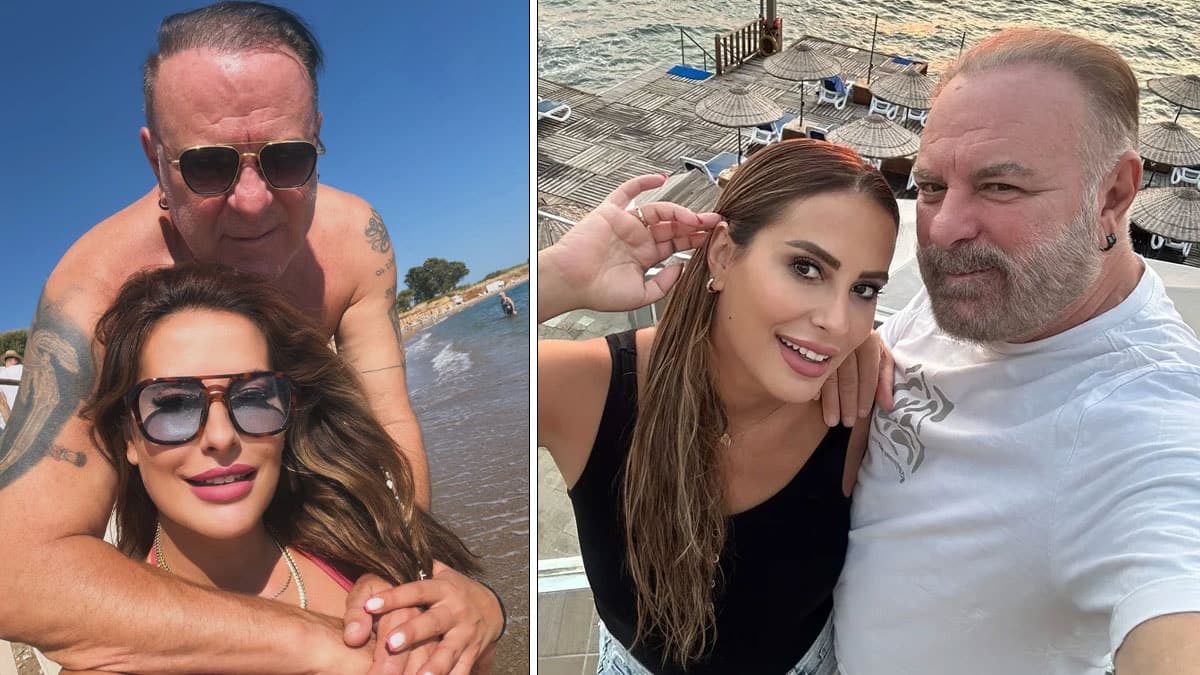 26 yaş farklarıyla gündem olan çiftten Yunanistan'da romantik kaçamak